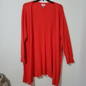 NWOT Old Navy Red Long Soft Cardigan